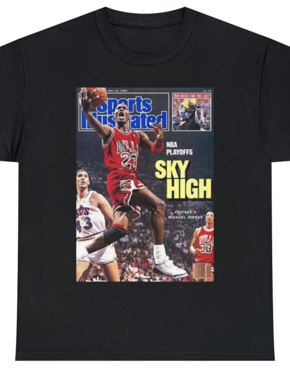 Michael Jordan Chicago Bulls NBA Sports Illustrated T Shirt  276